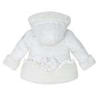 Little A HONEY Snow White Faux Fur Padded Jacket LA24301