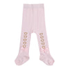 Little A GLADYS Baby Pink Diamanté Bear Tights LA24317