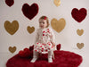 Little A HANNAH Snow White Heart Print Bow Dress LA24417