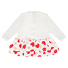 Little A HANNAH Snow White Heart Print Bow Dress LA24417