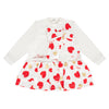 Little A HANNAH Snow White Heart Print Bow Dress LA24417