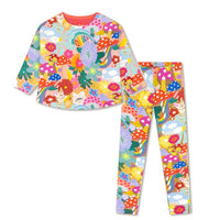 Oilily Harpy Printed Sweater And Peppy Printed Leggings YF24GHJ203 YF24GPA287