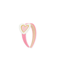 Agatha Pink Heart Headband 9923W24