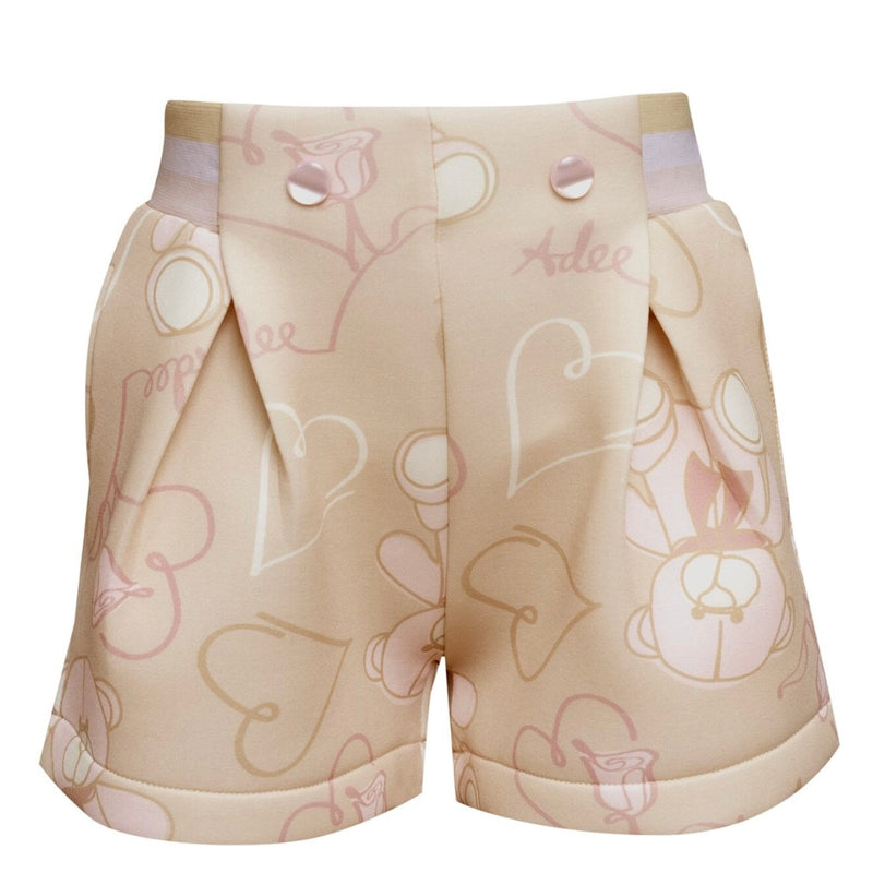 ADee STEVIE SUZI Beige Shorts Set W243605 W243404