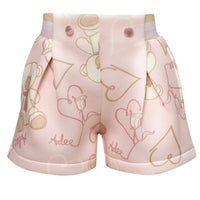 ADee STEVIE SUZI Pink Shorts Set W243605 W243404