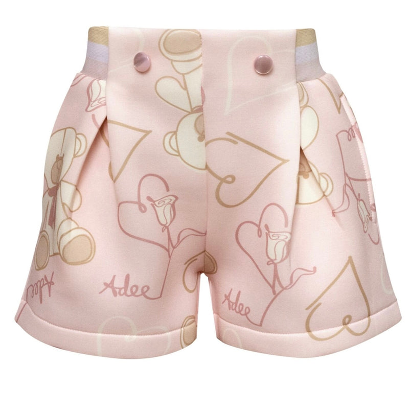 ADee STEVIE SUZI Pink Shorts Set W243605 W243404