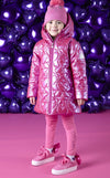 ADee TARA Pink Embroidered Padded Jacket W244208