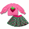 Agatha Strawberry Sweatshirt And Strawberry Skirt 7SA1244 7SS3692