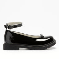 Load image into Gallery viewer, Lelli Kelly ELSIE black patent leather ankle Band School shoe
