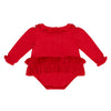 Little A HARLEY Red Tulle Frill Romper LA24411