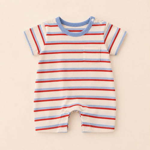 Stripe Short Romper