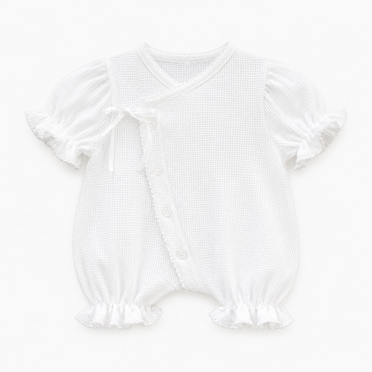 Bow Front Bubble Romper