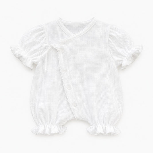 Bow Front Bubble Romper