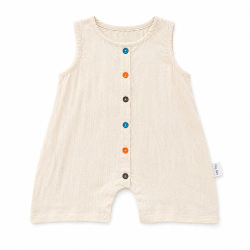 Sleeveless Cotton Romper