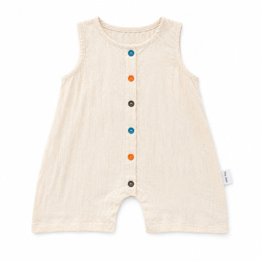 Sleeveless Cotton Romper