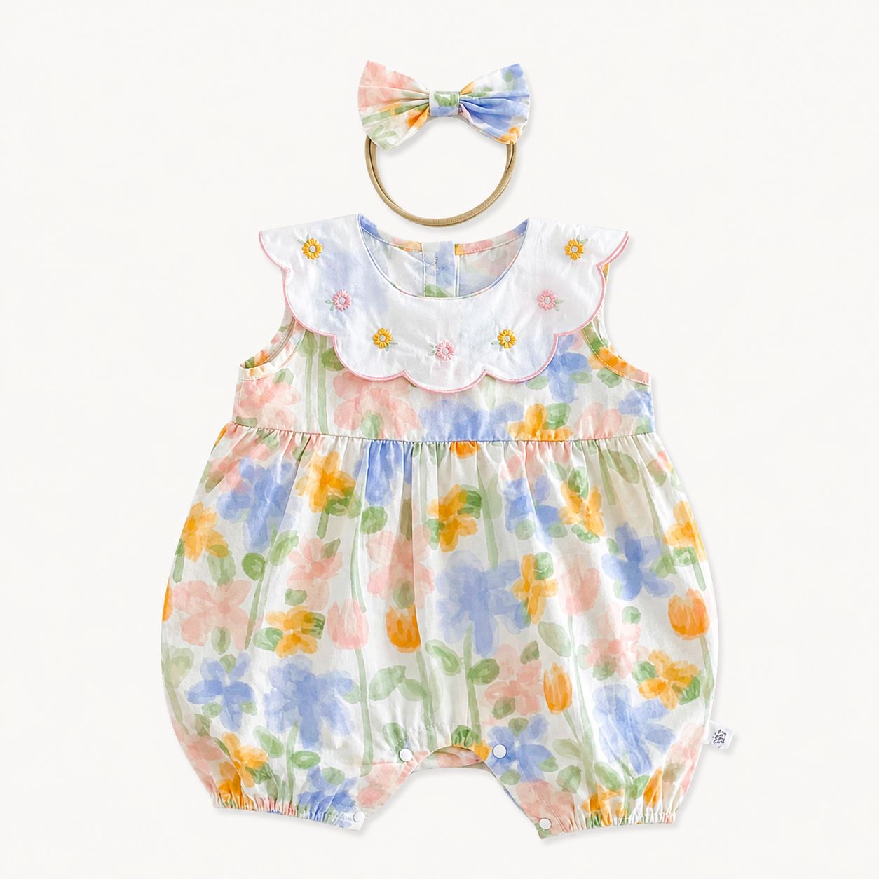 Blossom Collar Romper