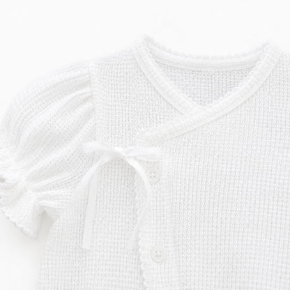 Bow Front Bubble Romper