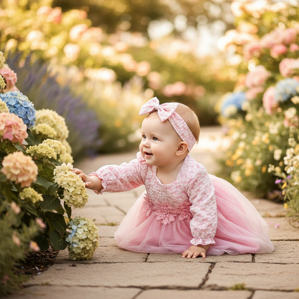 Baby Tulle Dress and Headband Set