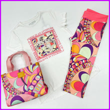Load image into Gallery viewer, Guess Multi Print T-shirt and Legging Set
