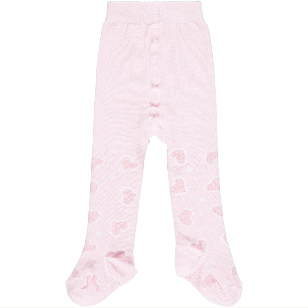 LITTLE A Baby pink heart print tight 'AMY' LW21901