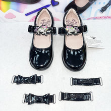Load image into Gallery viewer, Lelli Kelly Black Patent Leather ‘BLOSSOM UNICORN’ Strap School shoes LK8253
