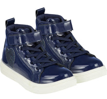 Load image into Gallery viewer, ADee ‘SWEETHEART’ Navy Blue Glitter High Top W225103

