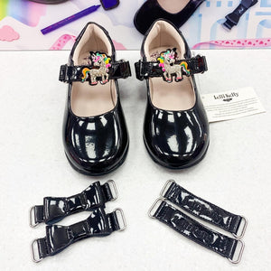 Lelli Kelly ‘BONNIE’ Unicorn Changeable Strap School Shoes LK8311