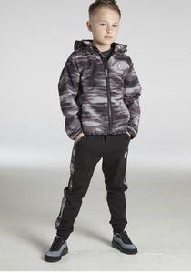 Mitch tracksuit  GREY printed  zipper AW21301 CHILE