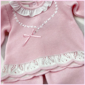 Pretty Originals Baby Girls Knitted Suit