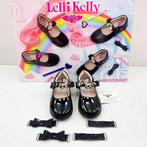 Lelli Kelly ‘BONNIE’ Unicorn Changeable Strap School Shoes LK8311