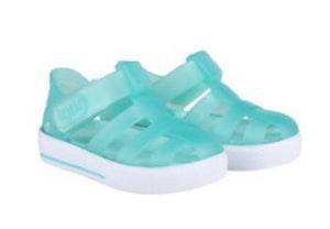 Igor Turquoise Jelly Sandals with white sole